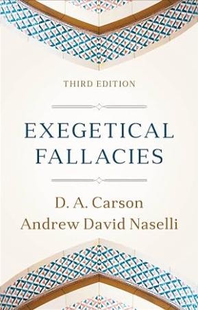 Cover of Exegetical Fallacies